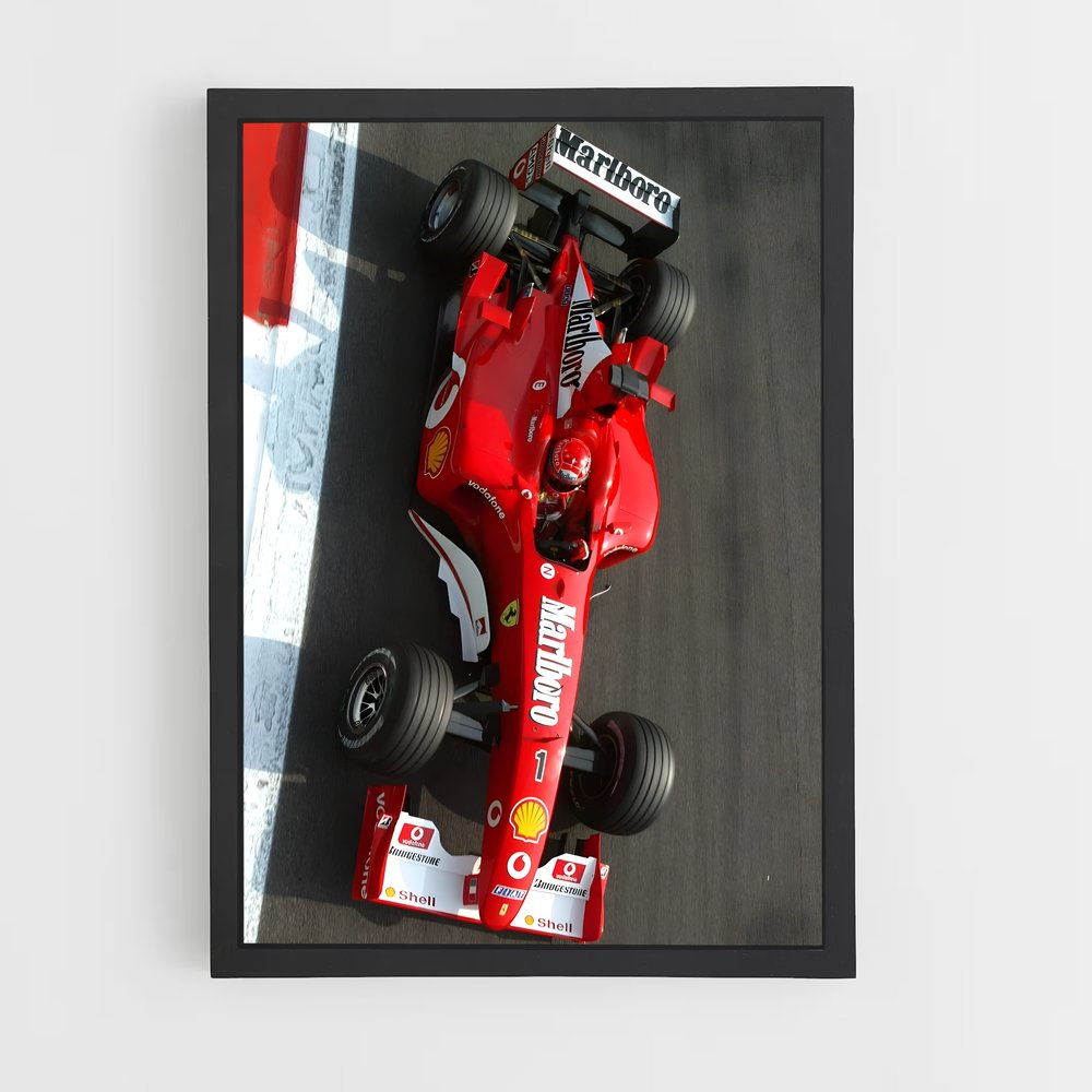 Poster Ferrari Vitesse motorsport – affiche Voitures de Formule 1 (vue 2)